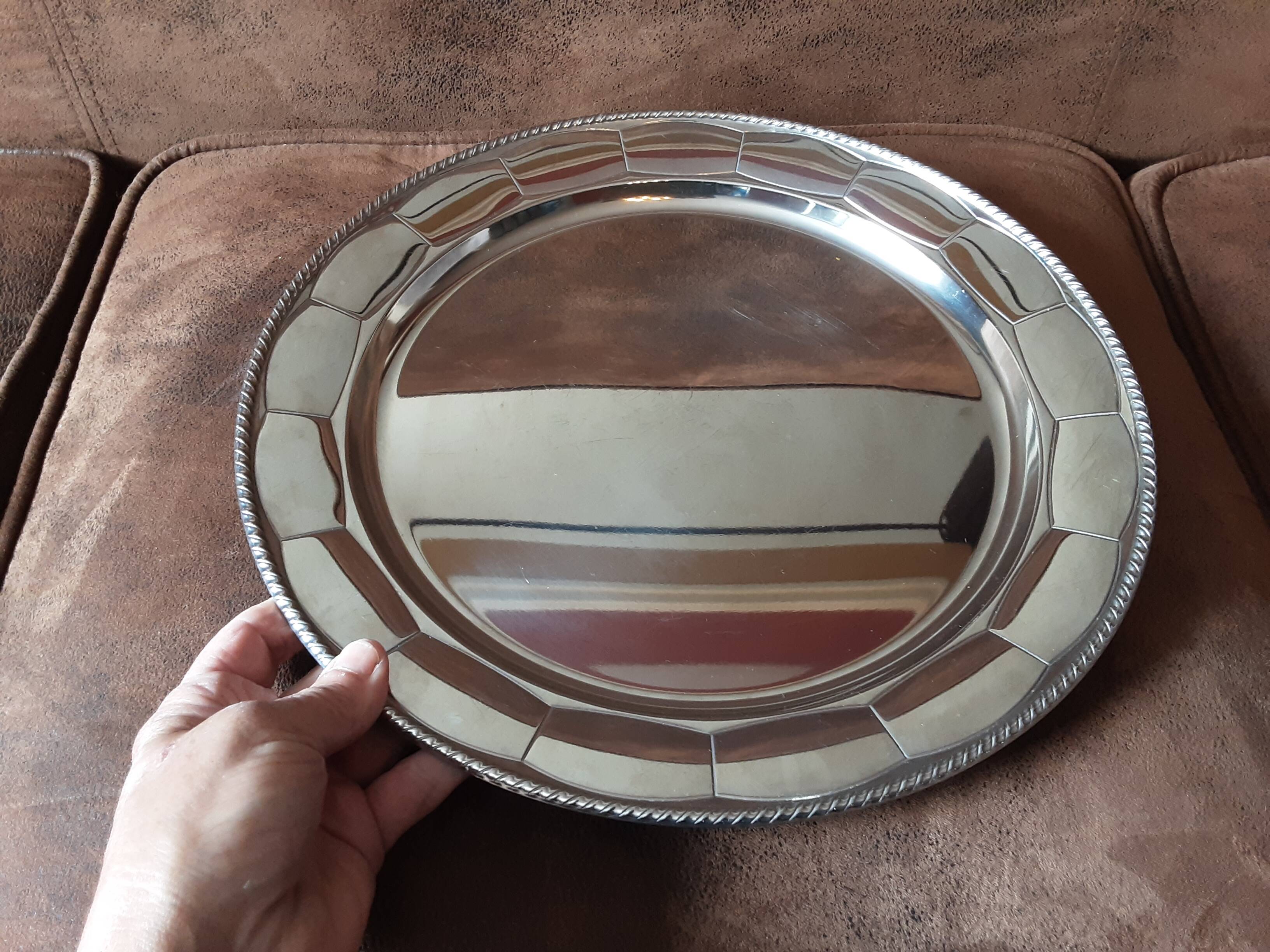 Plateau  rond inox