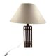Hollywood regency wood and lucite table lamp base, Italy, 1970s