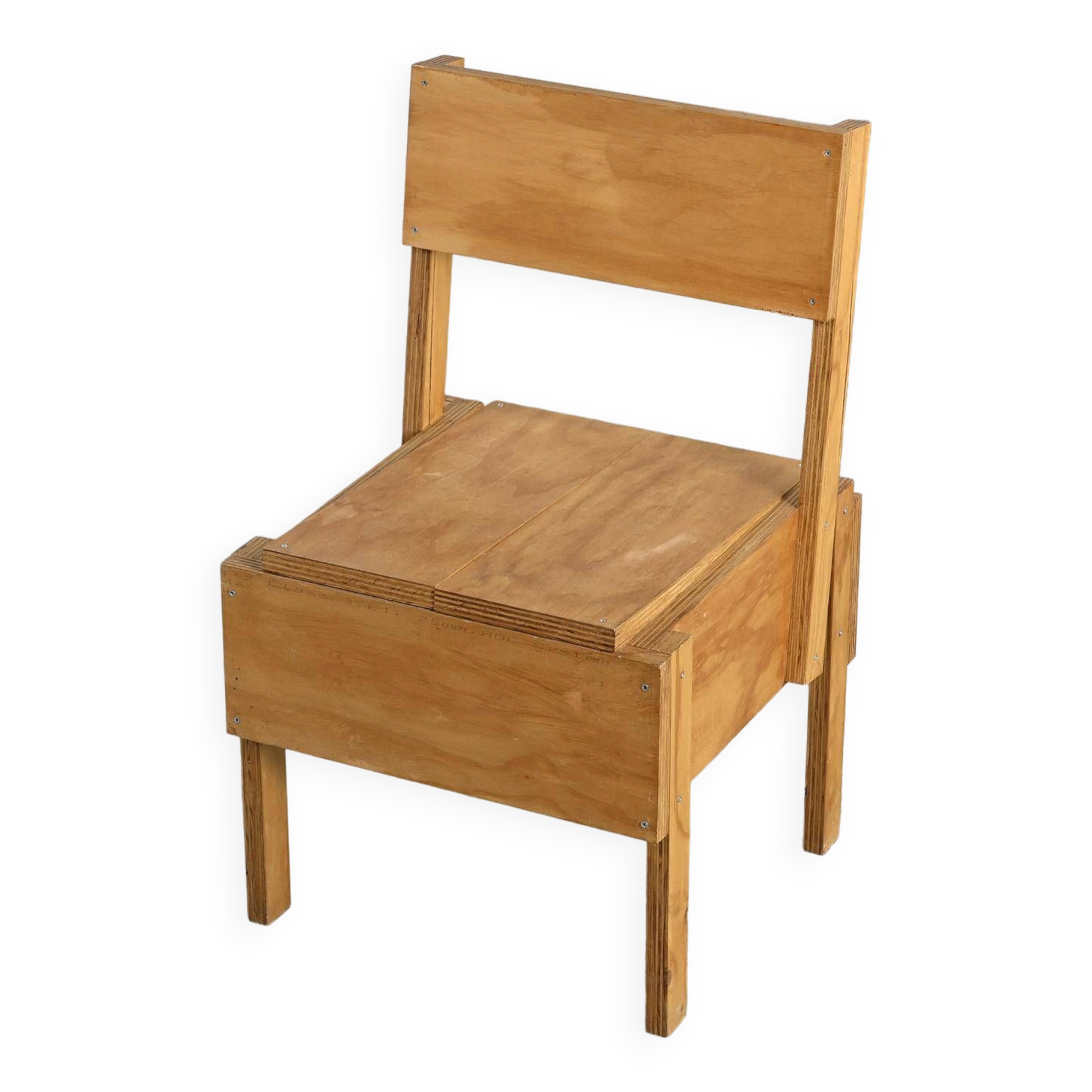 Chair inspired by Autoprogettazione, after Enzo Mari