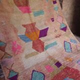 Tapis berbère de Boujaad couleurs pastel 260 x 160 cm