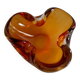 Vide poche cendrier Murano Sommerso Orange