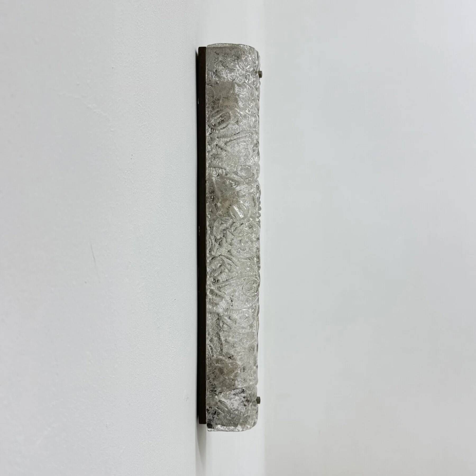 Mid-century design Murano glass wall sconce, Germany, 1970s