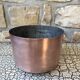 Ancient pink copper pot cover