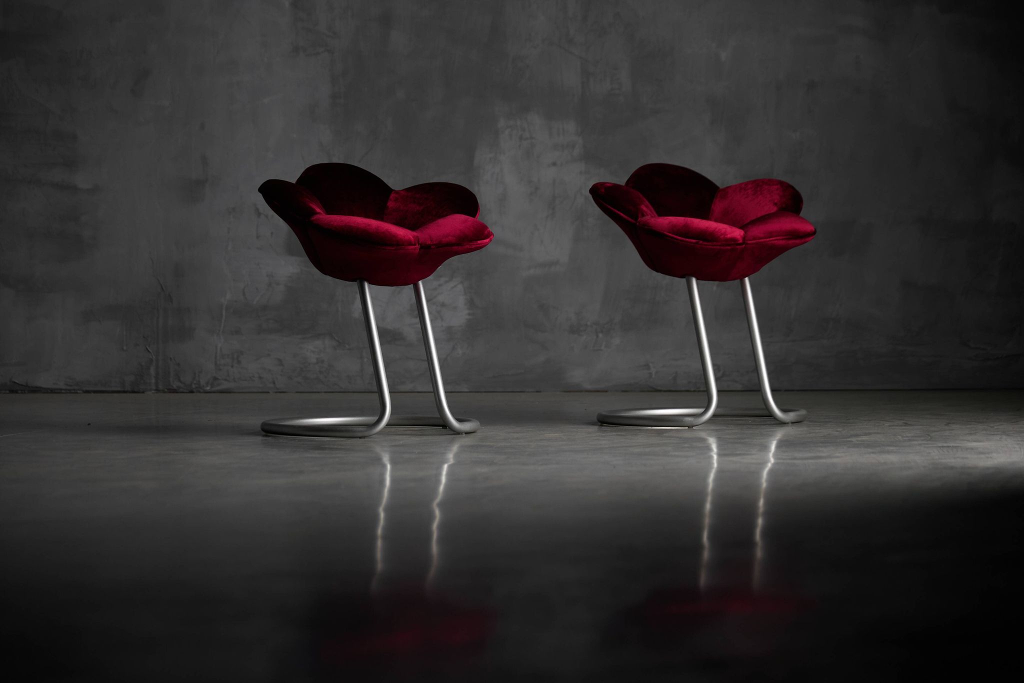 Tabourets Fleur Soshun par Masanori Umeda pour Edra, Italie, 1990s