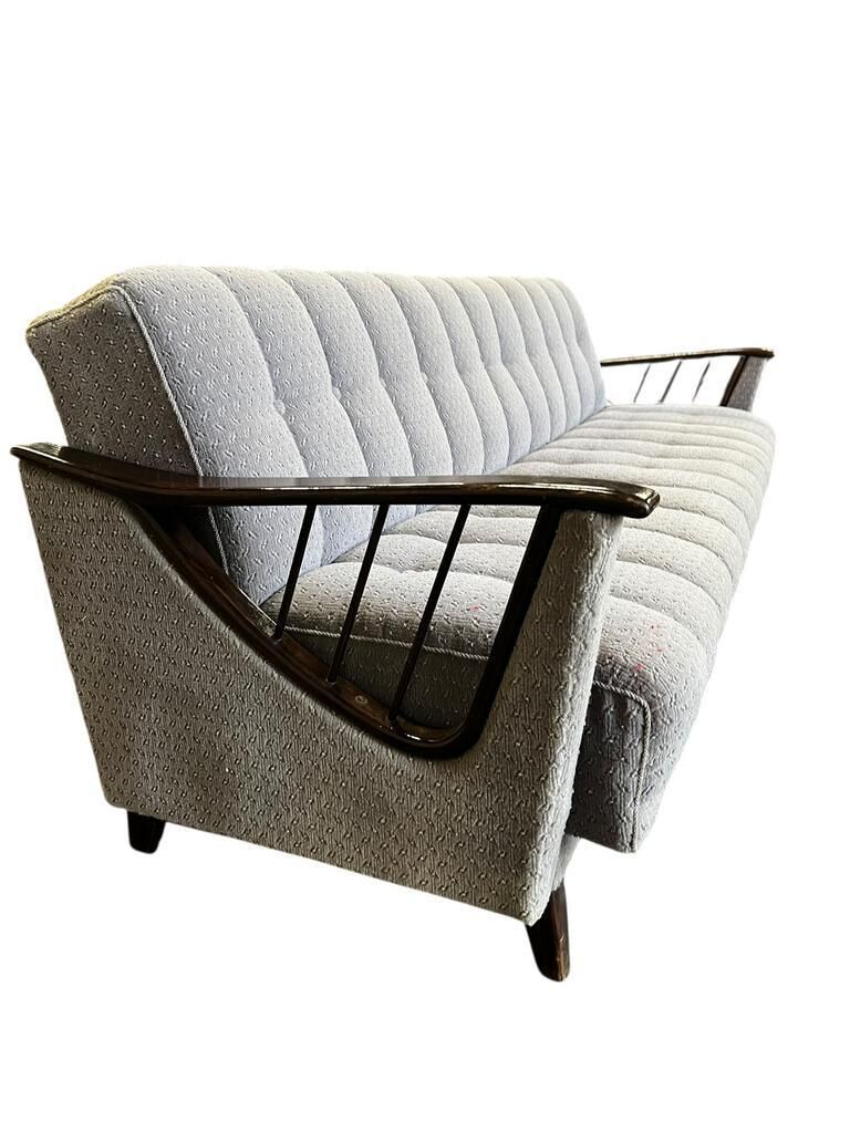 Grey vintage sofa / sofa / bed