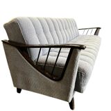 Grey vintage sofa / sofa / bed