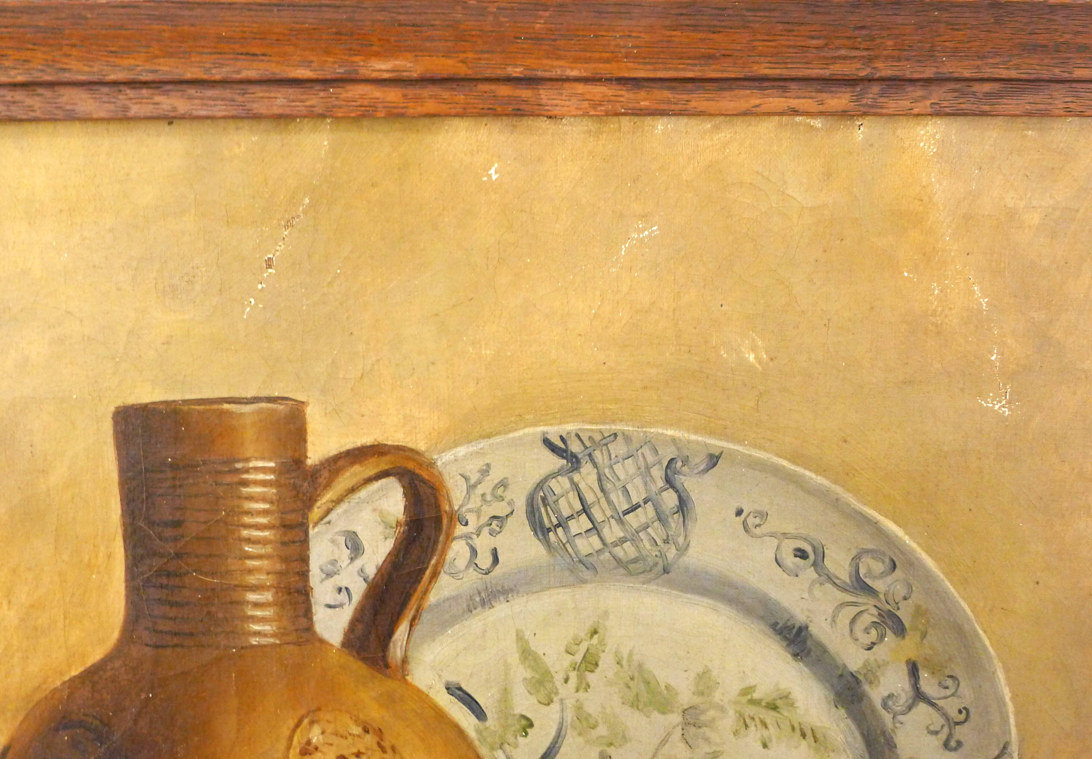 Still life oil painter late nineteenth