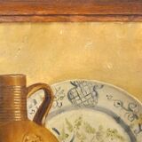 Nature morte peintre huile fin xixème
