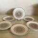 Six small dessert plates Noritake Japan