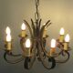 Lustre en fer forgé des années 1940