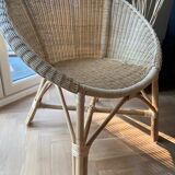 Rattan armchair