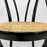 Set of 4 Bentwood and Cane Cafe Dining Chairs, 1990s
