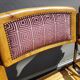 Cinema theatre seats paired with 1900 fabric Verel de Belval