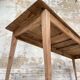 Table de ferme vintage en bois brut
