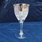Six verres à vin cristal taillé modèle Monaco vintage saint louis