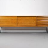 Large Vintage Walnut Sideboard by Franzmeyer, 1960s