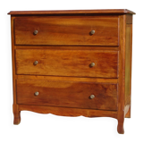 Simple walnut chest of drawers