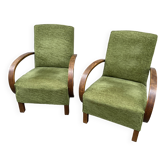 2 halabala lounge armchairs Design Lounge ART DECO 1940 Jindřich Halabala