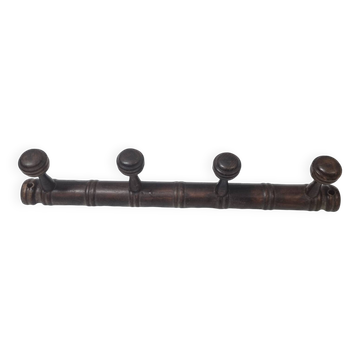 Porte-manteaux 4 patères art déco