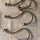 Lot of 3 bronze coat racks
