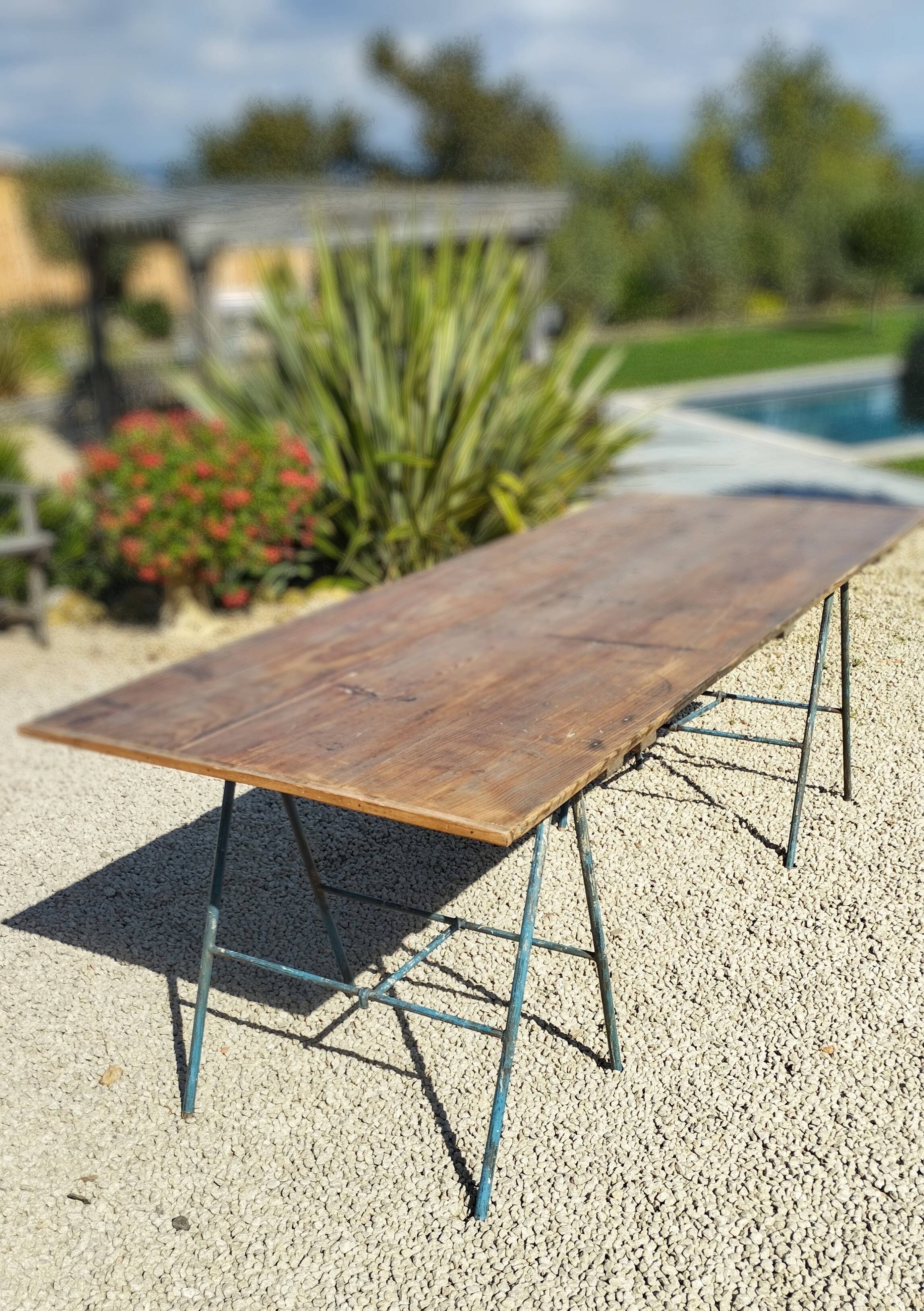 Industrial, workshop, folding table