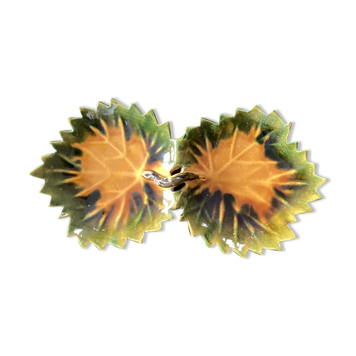 Vallauris ceramic dish signed