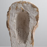 Painted plaster bust - Greek head of Sophocles? signed D. Shœllamer