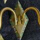 3 Art Deco cloisonné enamel wall lights