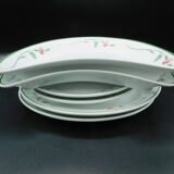 6 Pillivuyt serving dishes decorated with Liserons