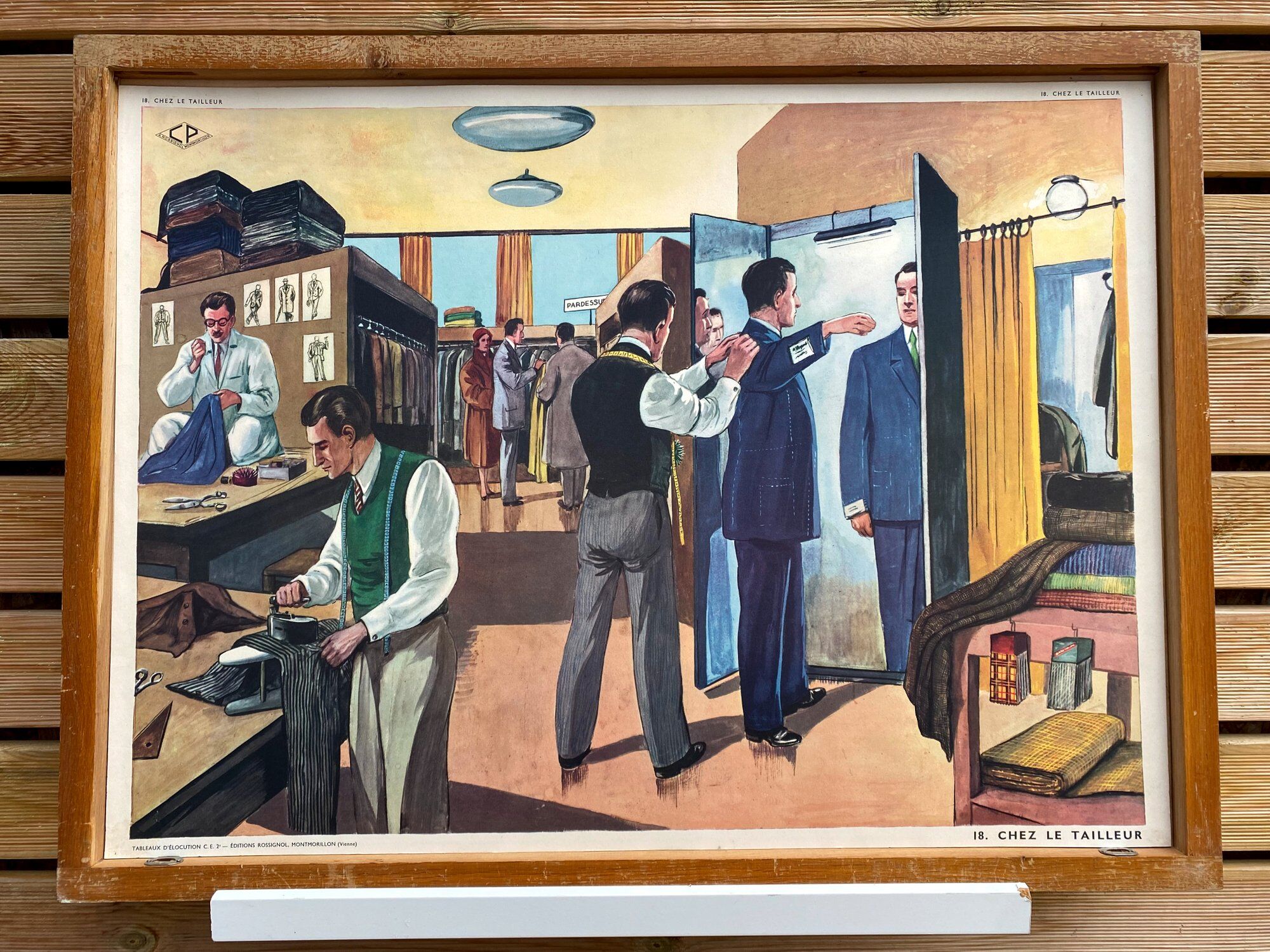 Poster scene of life - the carnival - chez le tailleur - rossignol