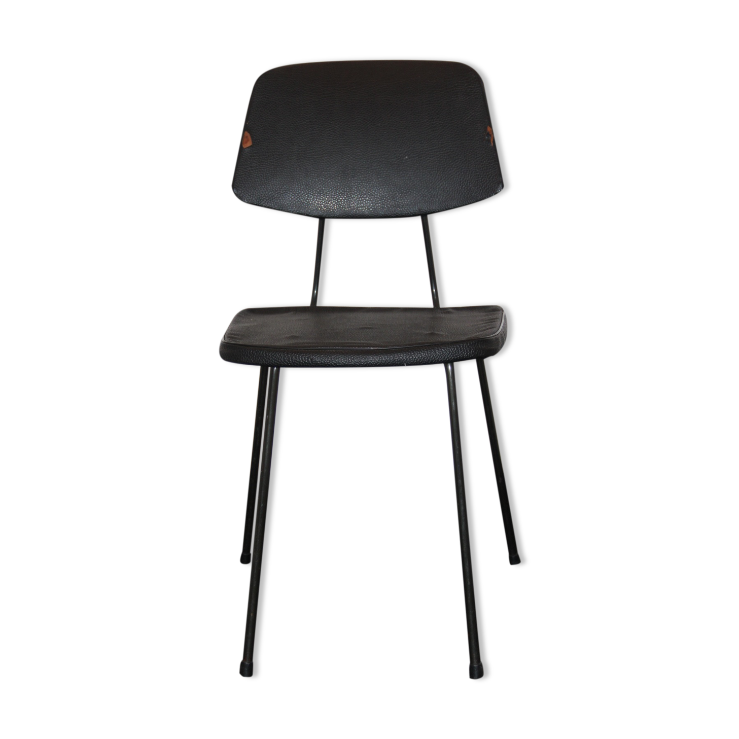 1960 metal tubing vinyl chair