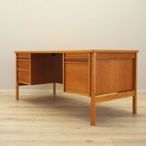 Ash desk, Norwegian design, 1970s, production: Norway