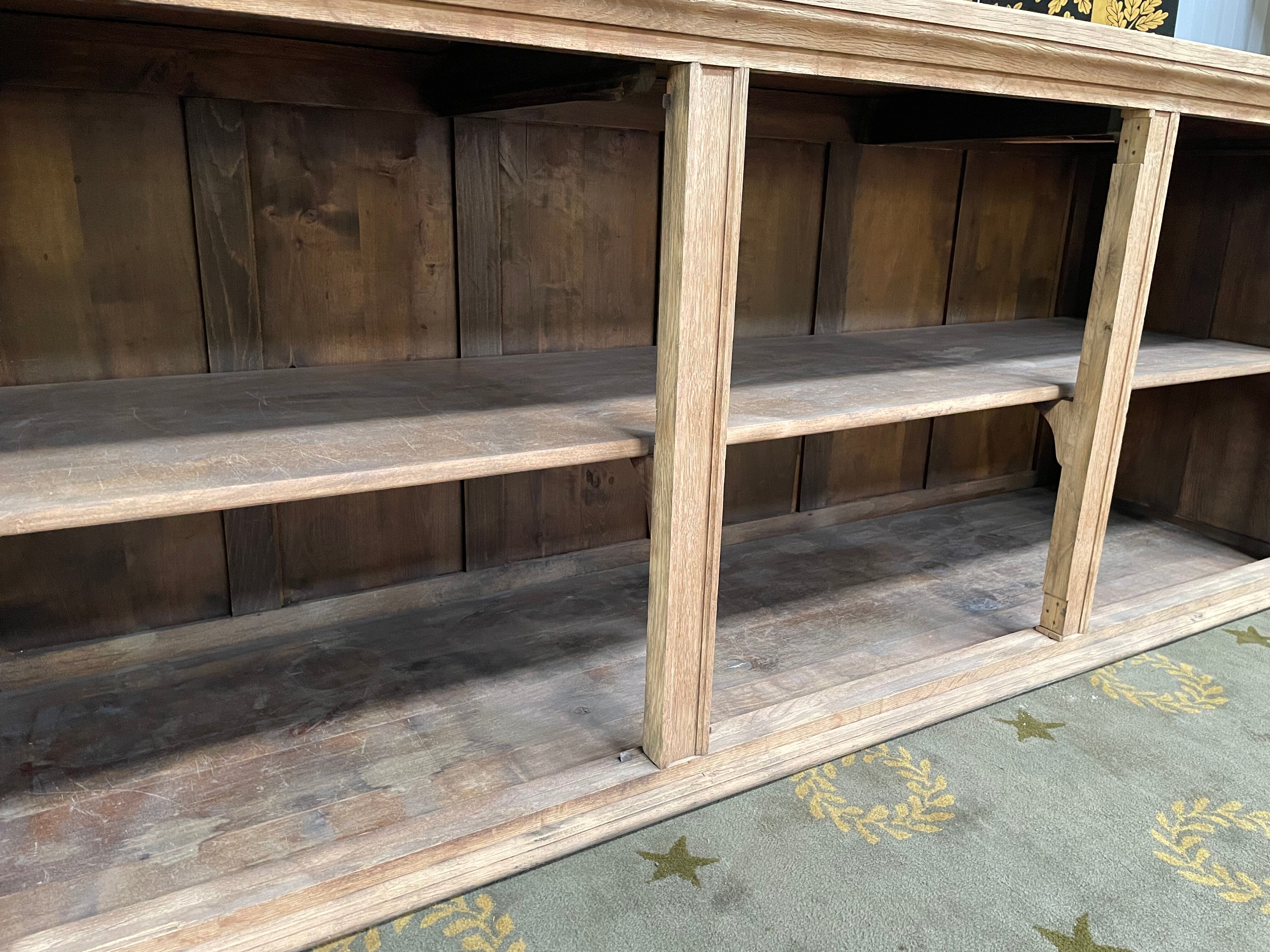 Aero gummed solid oak sideboard