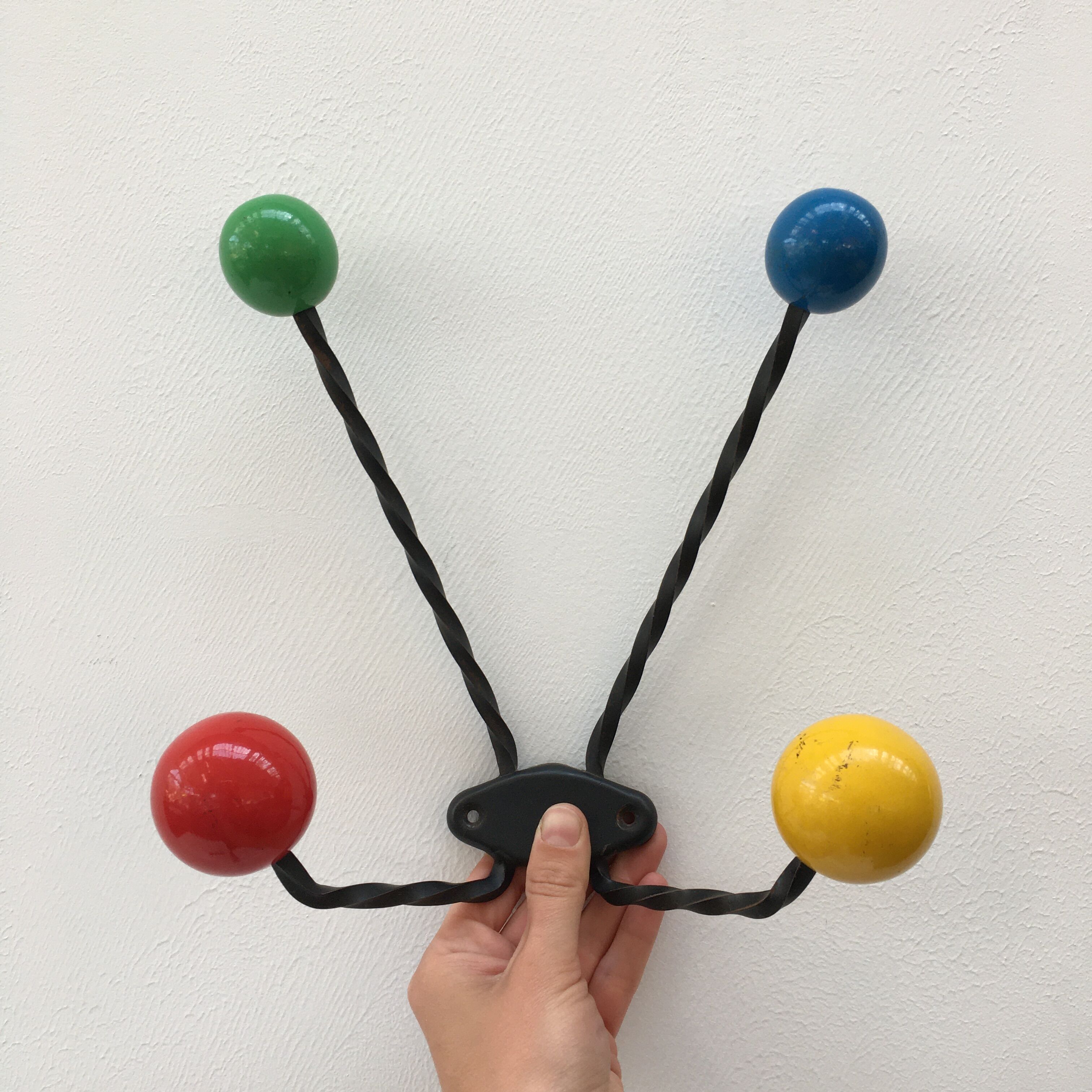 Wall coat rack 60s