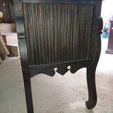 Six-drawer console table, African craftsmanship, Ivory Coast