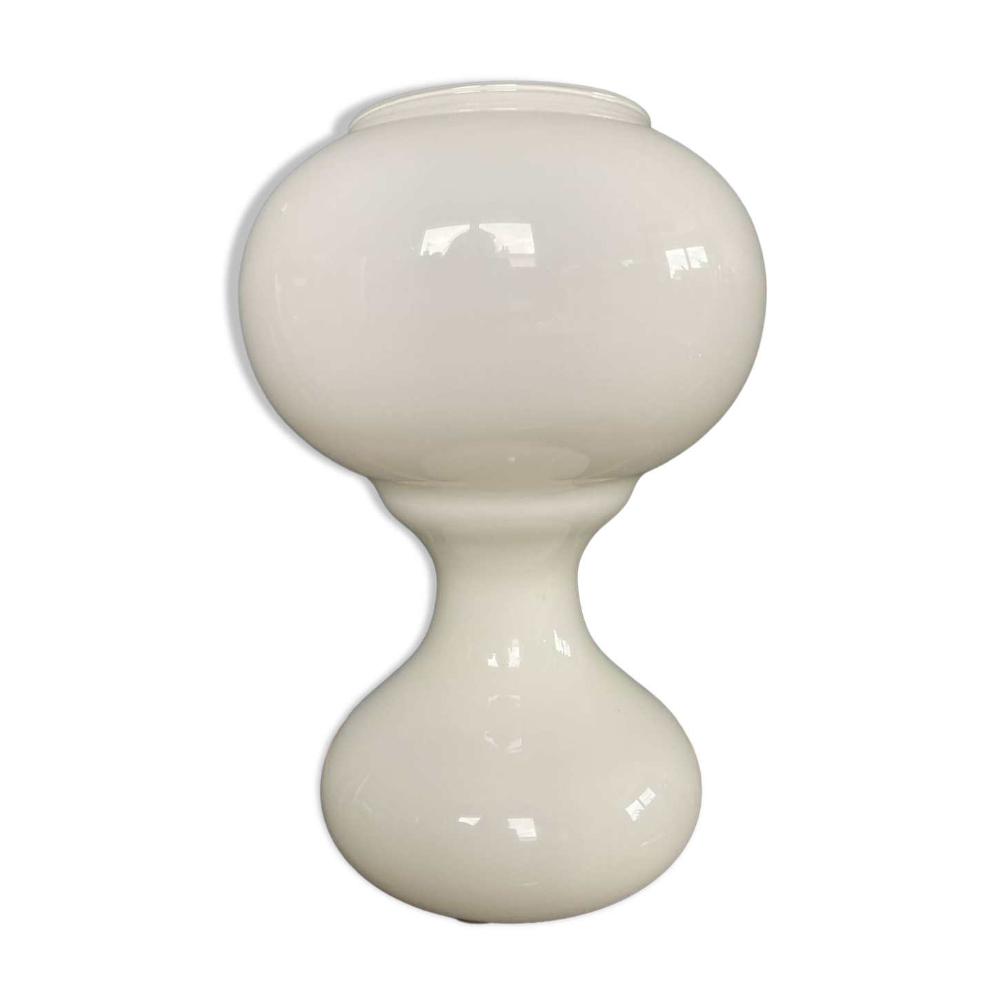 Mushroom lamp Space in white opal glass