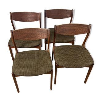 Set of 4 vintage Scandinavian teak dining room chairs by Farsø Stolefabrik, 1960s