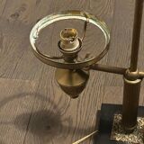 Double lamp fixture in brass, neo-classical style from the 1950s.