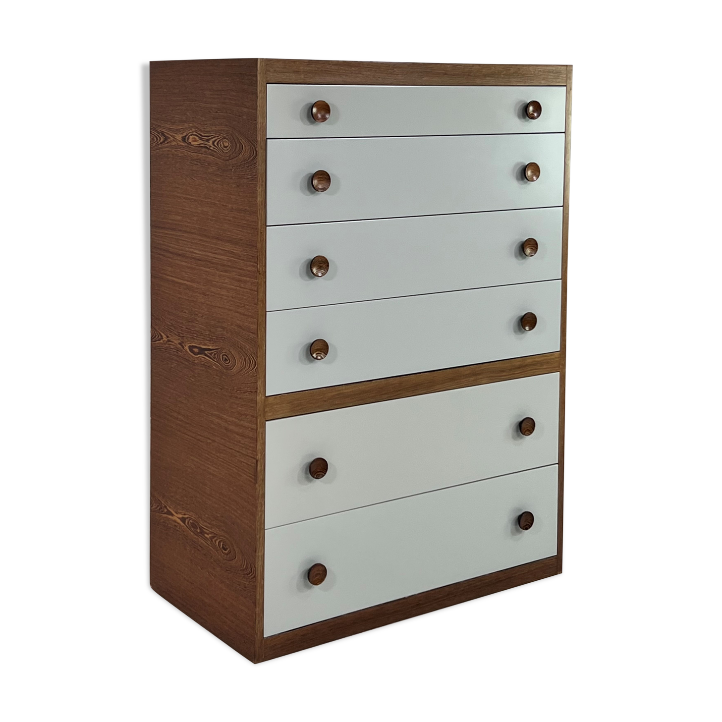 Dresser chiffonnier 6 drawers wenge and satin lacquer