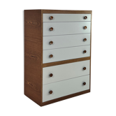 Dresser chiffonnier 6 drawers wenge and satin lacquer