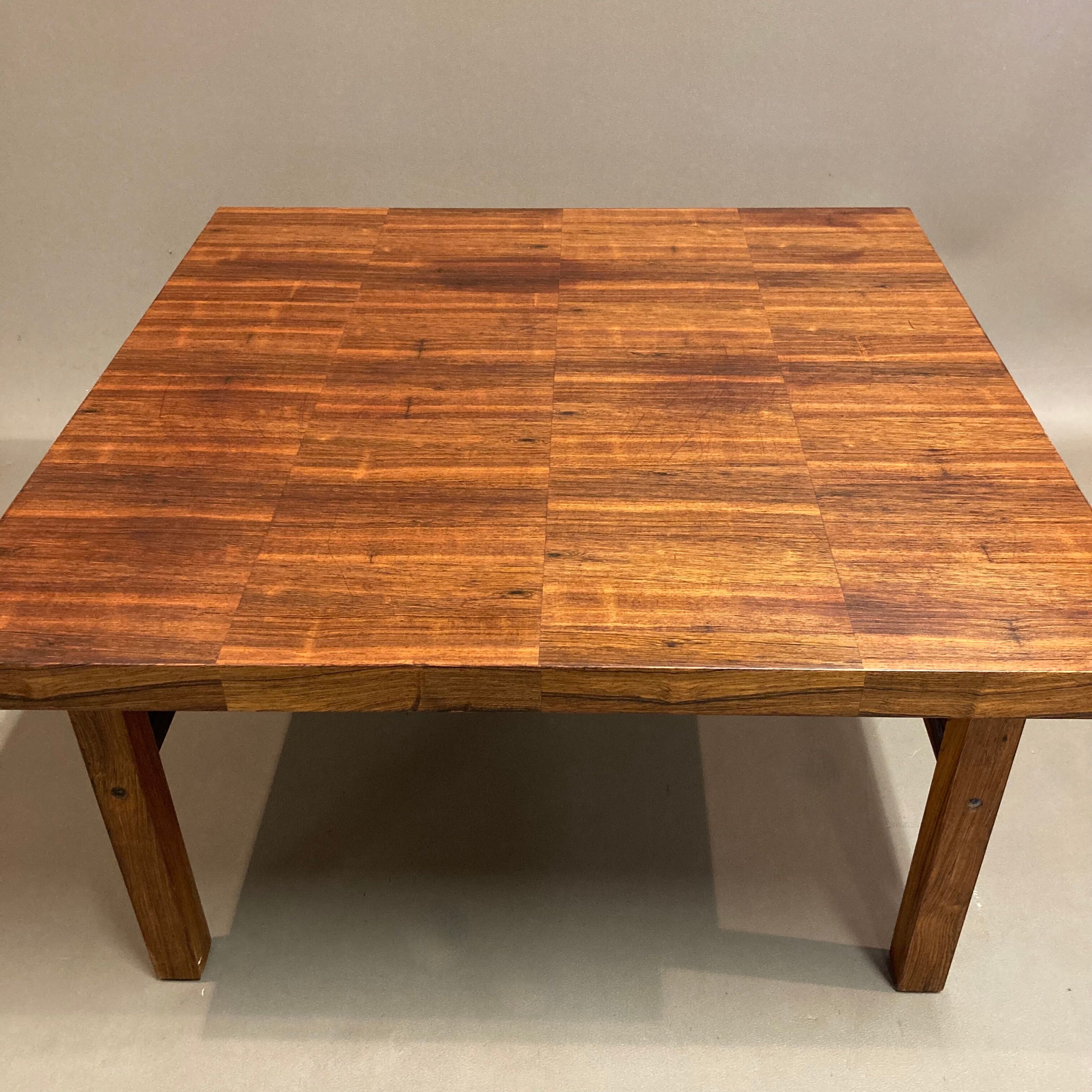 Scandinavian rosewood coffee table 1950 Kai Kristiansen.