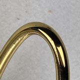 Pair brass and opaline wall sconces or bedside lamps, Austria 1950s