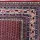 Handmade vintage Indian Seraband rug 204cm x 252cm 1970s