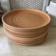 Lot de 8 assiettes plates en grès Sarreguemines
