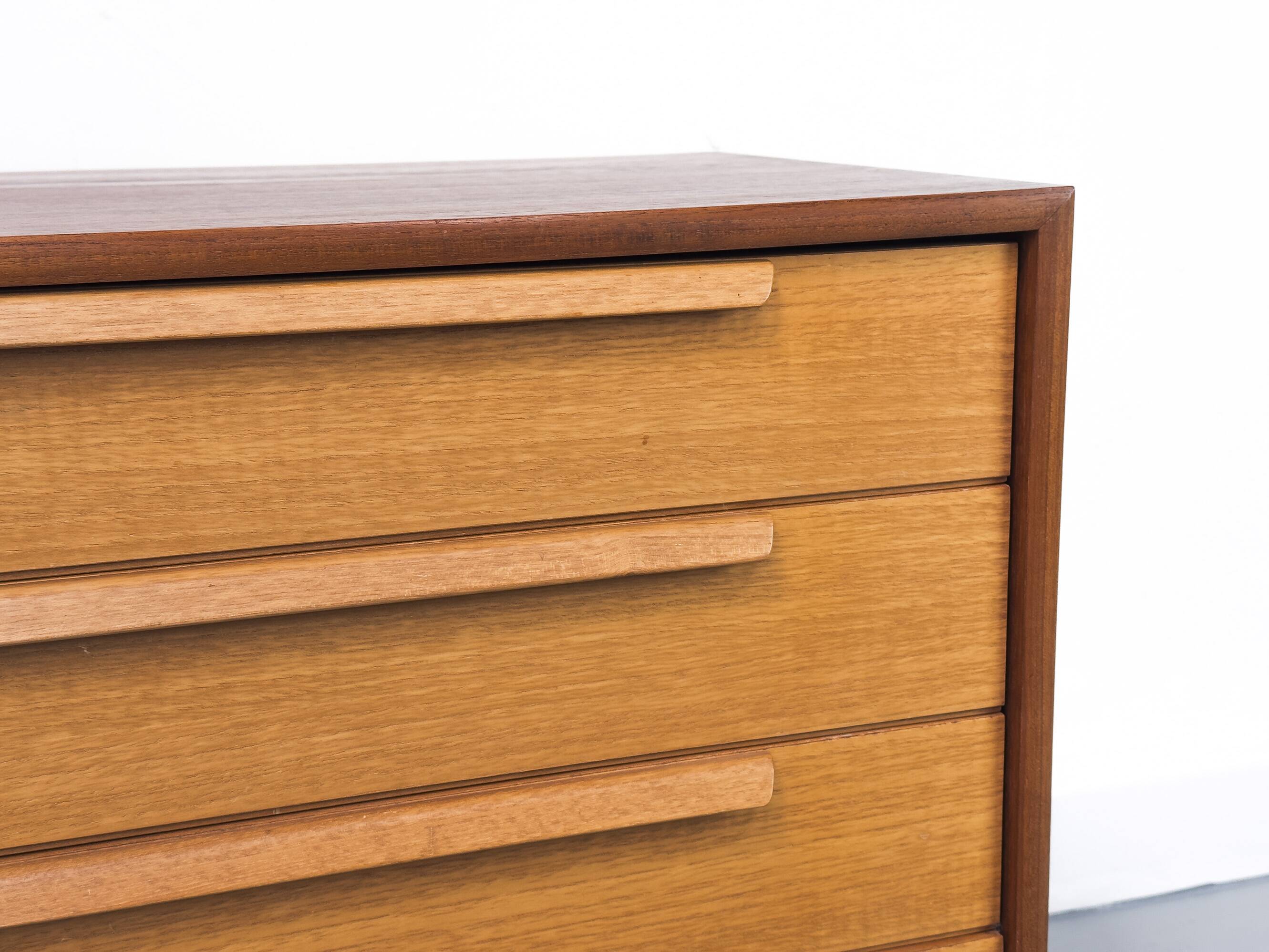 Mid-Century Teak Chest of Drawers from WK Möbel, 1960s