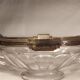 Oval cup with Art Deco handles "Noémie" - Cristal Val St Lambert Belgium