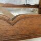 Lit croisillons ancien vintage