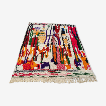 Tapis marocain tissé à la main Azilal 100% laine 310 x 195 cm
