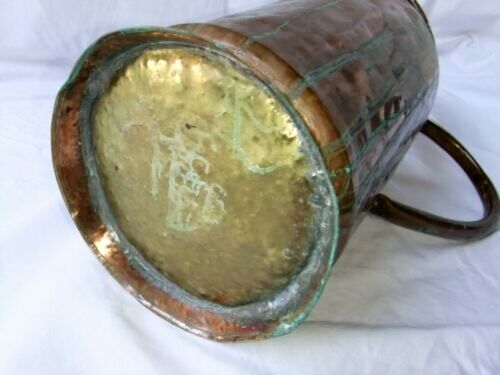 Coal bucket XIX copper pouring