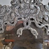 Antique mirror on plexiglass base